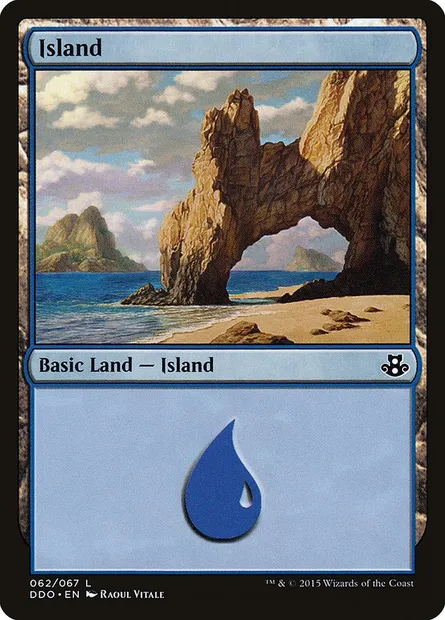 Island, Magic card DDO 62 — Duel Decks: Elspeth vs. Kiora set