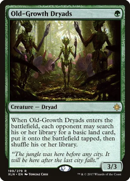 Old-Growth Dryads, Magic card XLN 199 — Ixalan set
