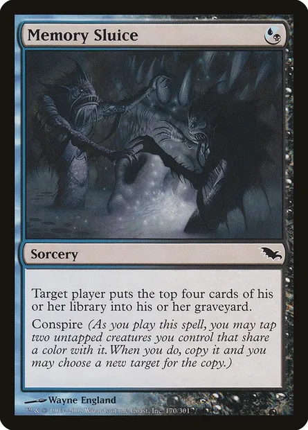 Memory Sluice, Magic card SHM 170 — Shadowmoor set