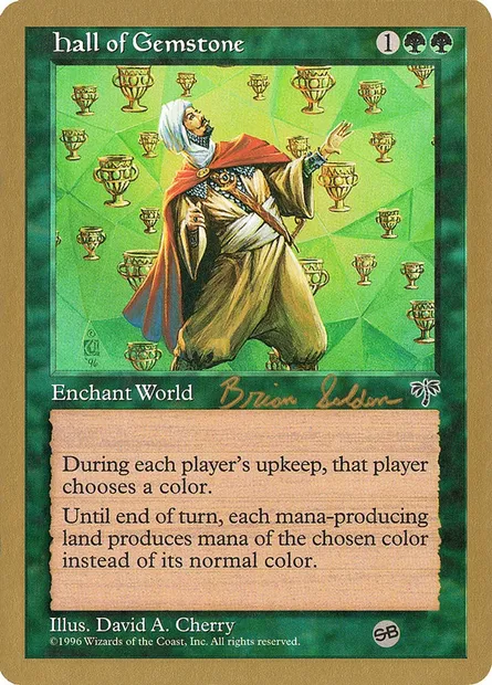 Le palais des gemmes, carte Magic WC98 bs221sb — extension World Championship Decks 1998