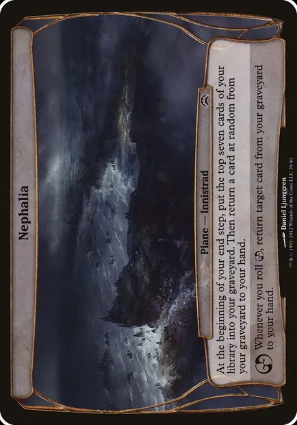 Nephalia, Magic card OPC2 26 — Planechase 2012 Planes set