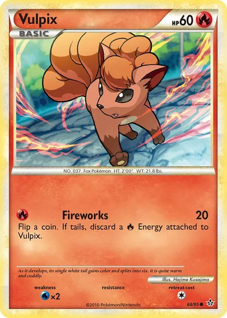 Vulpix, Pokémon card UL 68 — Unleashed set