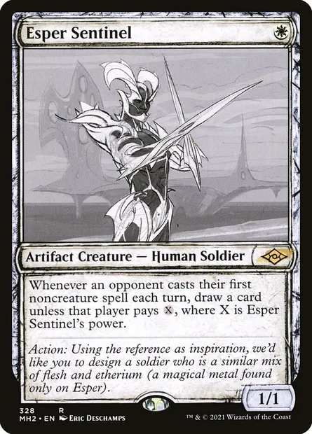 Esper Sentinel, Magic card MH2 328 — Modern Horizons 2 set