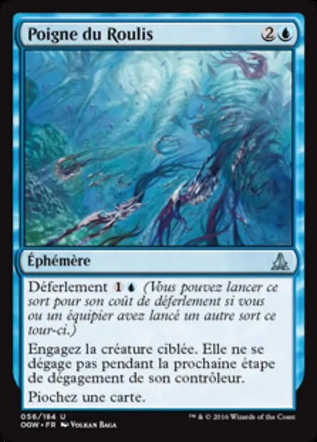 Poigne du Roulis, carte Magic OGW 56 — extension Le serment des Sentinelles