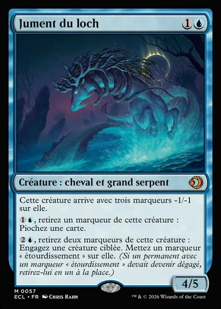Jument du loch, carte Magic ECL 57 — extension Lorwyn Eclipsed