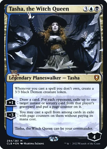 Tasha, the Witch Queen, Magic card PCLB 294s — Battle for Baldur's Gate Promos set