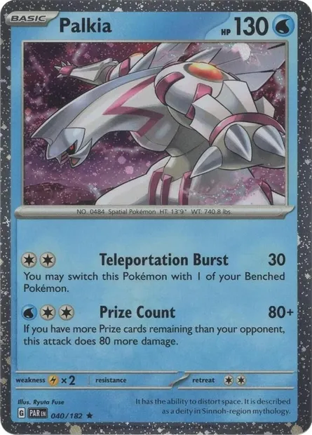 Palkia, carte Pokémon TDX 040-10 — extension Theme Deck & Blisters Exclusives