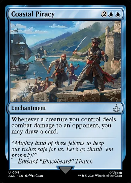 Coastal Piracy, Magic card ACR 84 — Assassin's Creed set