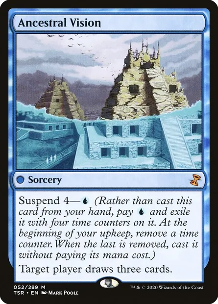 Ancestral Vision, Magic card TSR 52 — Time Spiral Remastered set