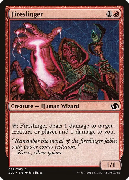 Fireslinger, Magic card JVC 36 — Duel Decks Anthology: Jace vs. Chandra set
