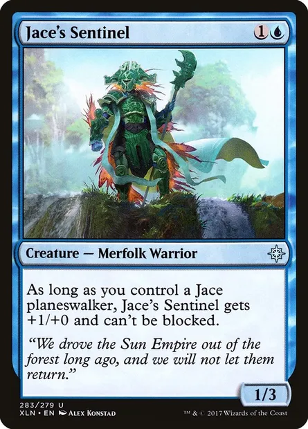 Jace's Sentinel, Magic card XLN 283 — Ixalan set