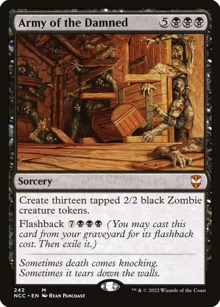 Army of the Damned, Magic card NCC 242 — New Capenna Commander set