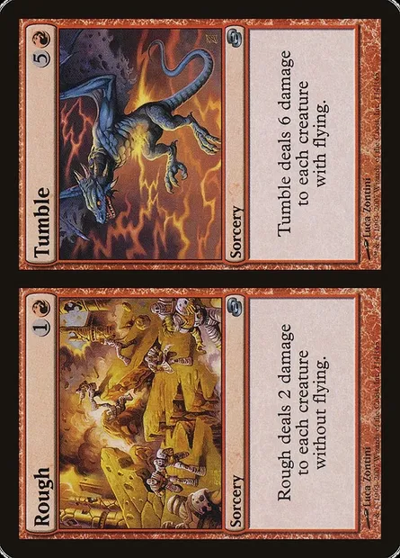Rough // Tumble, Magic card PLC 114 — Planar Chaos set