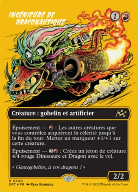 Ingénieure de draconautique, carte Magic DFT 540 — extension Aetherdrift