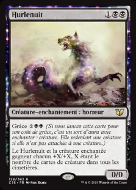 Hurlenuit, carte Magic C15 129 — extension Commander 2015