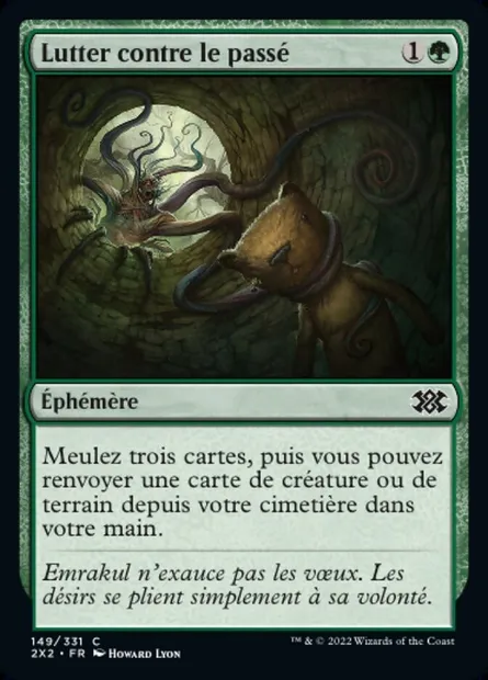 Lutter contre le passé, carte Magic 2X2 149 — extension Double Masters 2022