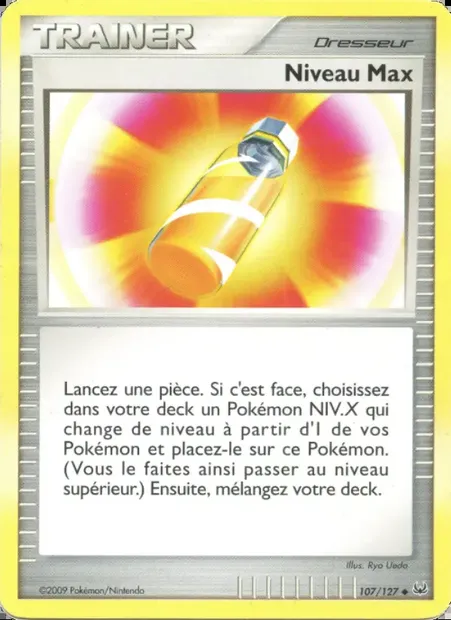 Niveau Max, carte Pokémon PL 107 — extension Platine