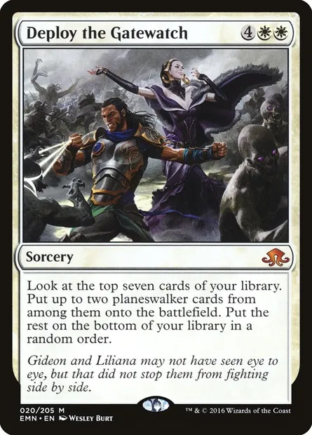 Deploy the Gatewatch, Magic card EMN 20 — Eldritch Moon set