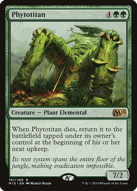 Phytotitan, Magic card M15 191 — Magic 2015 set
