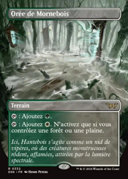 Orée de Mornebois, carte Magic DSK 332 — extension Duskmourn: House of Horror