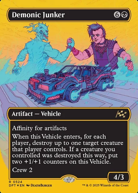 Demonic Junker, Magic card DFT 524 — Aetherdrift set