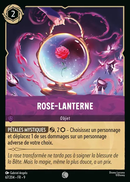 Rose-Lanterne, carte Disney Lorcana CH9-067 — extension Fabuleux