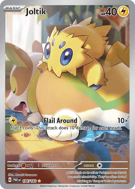 Joltik, Pokémon card PAR 196 — Paradox Rift set