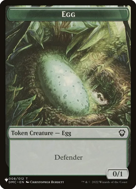 Egg, carte Magic PLST TDMC-8 — extension The List