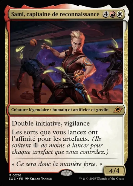 Sami, capitaine de reconnaissance, carte Magic EOE 226 — extension Edge of Eternities