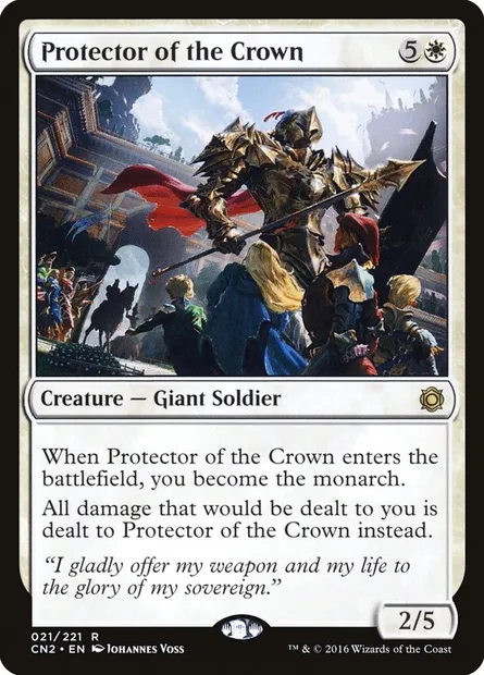 Protector of the Crown, carte Magic CN2 21 — extension Conspiracy: Take the Crown