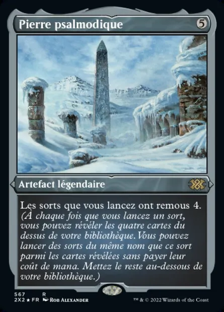 Pierre psalmodique, carte Magic 2X2 567 — extension Double Masters 2022