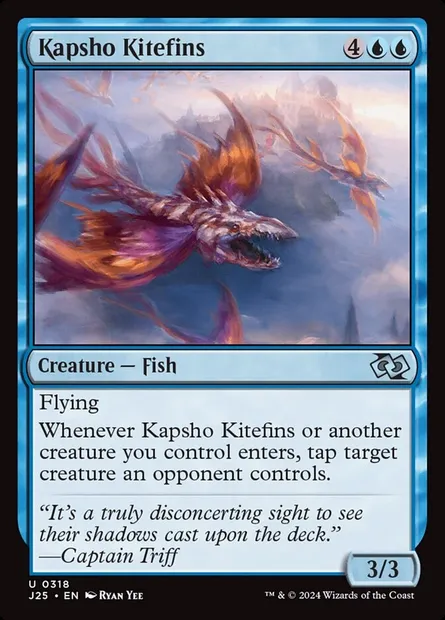 Kapsho Kitefins, Magic card J25 318 — Foundations Jumpstart set