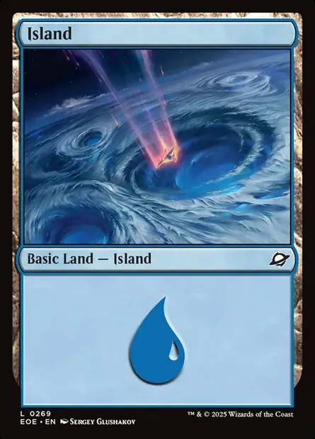 Island, Magic card EOE 269 — Edge of Eternities set