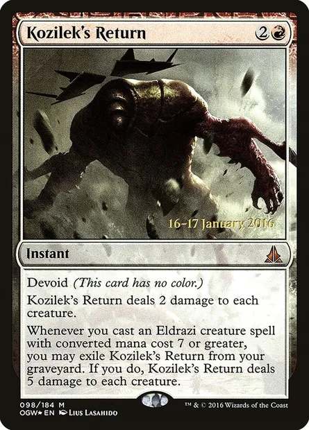 Kozilek's Return, Magic card POGW 98s — Oath of the Gatewatch Promos set