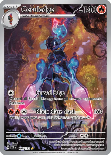 Ceruledge, Pokémon card SSP 197 — Surging Sparks set