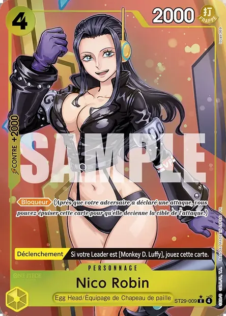 Nico Robin, carte One Piece ST29-009 — extension EGG HEAD