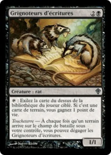Grignoteurs d'écritures, carte Magic WWK 66 — extension Worldwake