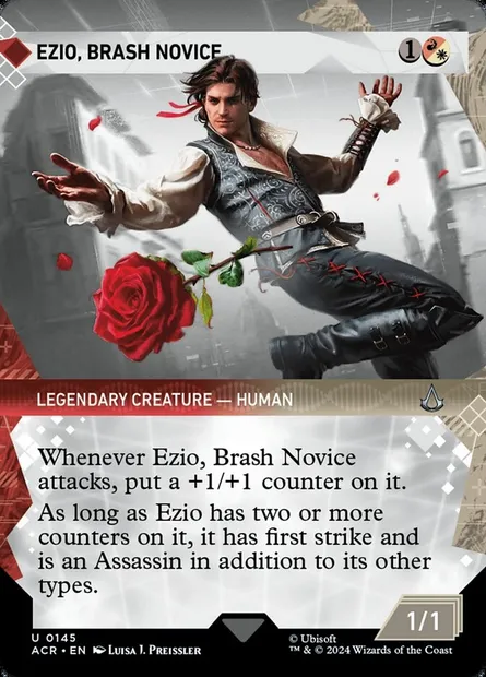 Ezio, Brash Novice, Magic card ACR 145 — Assassin's Creed set