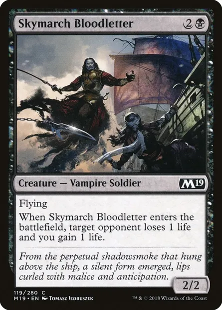 Skymarch Bloodletter, Magic card M19 119 — Core Set 2019 set