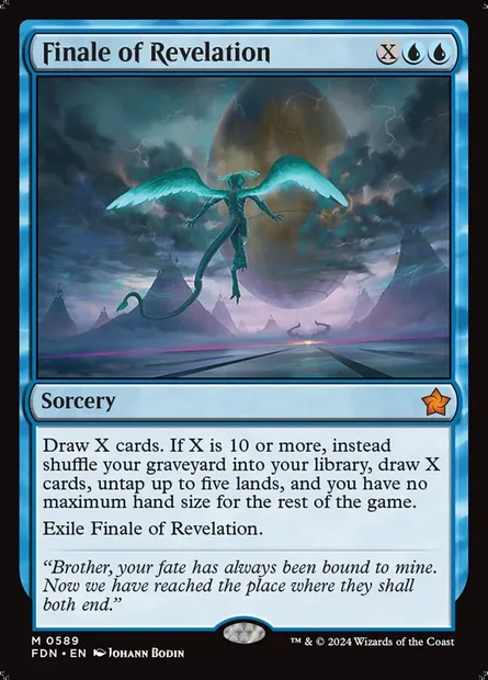 Finale of Revelation, Magic card FDN 589 — Foundations set