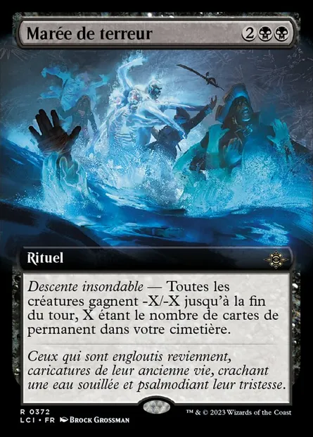 Marée de terreur, carte Magic LCI 372 — extension The Lost Caverns of Ixalan