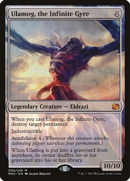 Ulamog, the Infinite Gyre, Magic card MM2 6 — Modern Masters 2015 set