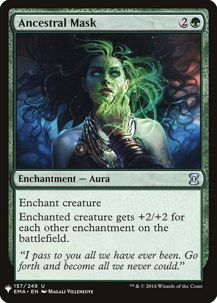 Ancestral Mask, Magic card PLST EMA-157 — The List set