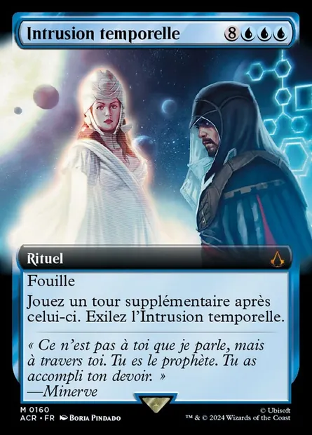 Intrusion temporelle, carte Magic ACR 160 — extension Assassin's Creed