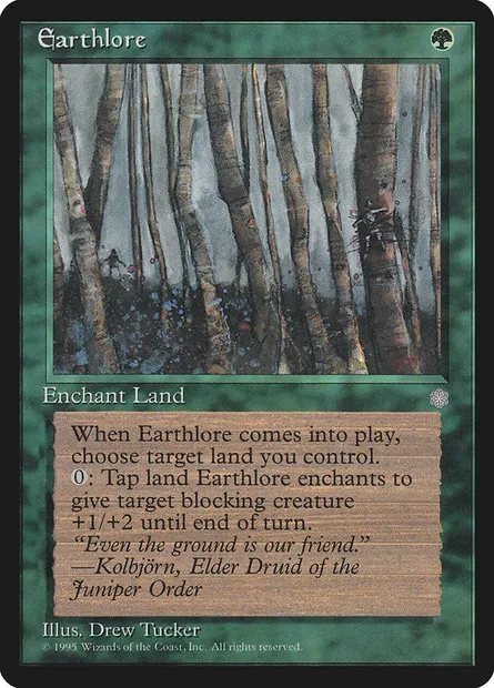 Earthlore, Magic card ICE 231 — Ice Age set