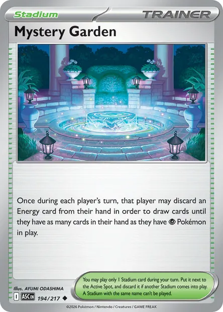 Mystery Garden, Pokémon card ASC 194 — Ascended Heroes set