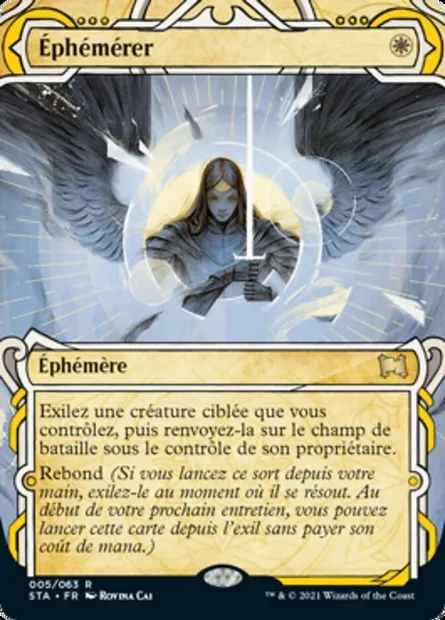 Éphémérer, carte Magic STA 5 — extension Strixhaven Mystical Archive
