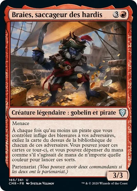 Braies, saccageur des hardis, carte Magic CMR 165 — extension Commander Legends