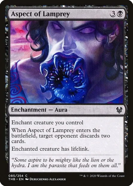 Aspect of Lamprey, Magic card THB 85 — Theros Beyond Death set