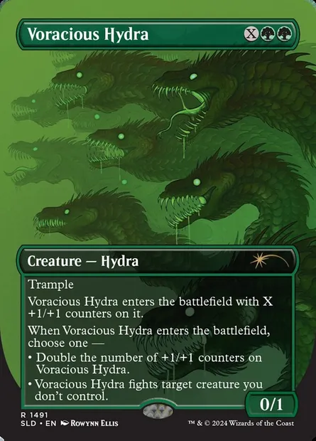 Voracious Hydra, Magic card SLD 1491 — Secret Lair Drop set